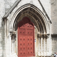 Door at the southern end of the transept.